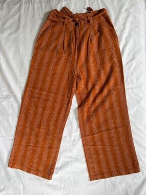 Frank and Oak Linen Wide Leg Pant